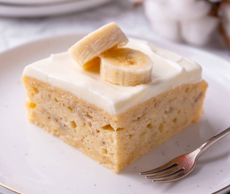 کیک موزی با طرز تهیه