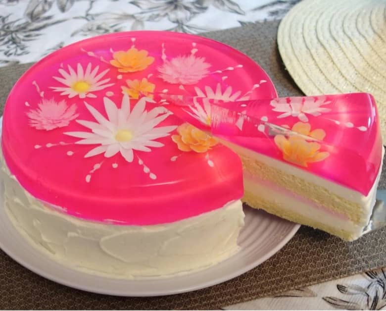 تزیین دسر با ژٰله