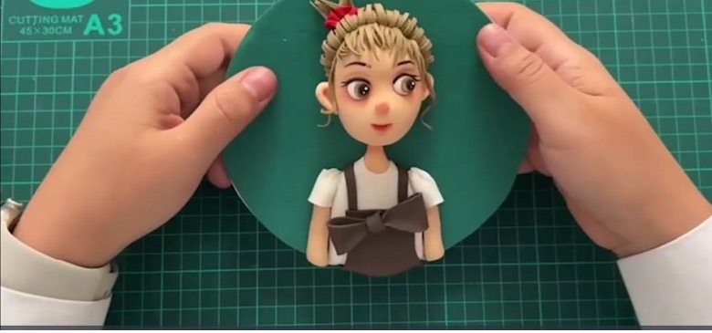 طراحی تاپر سازی طرح دختر