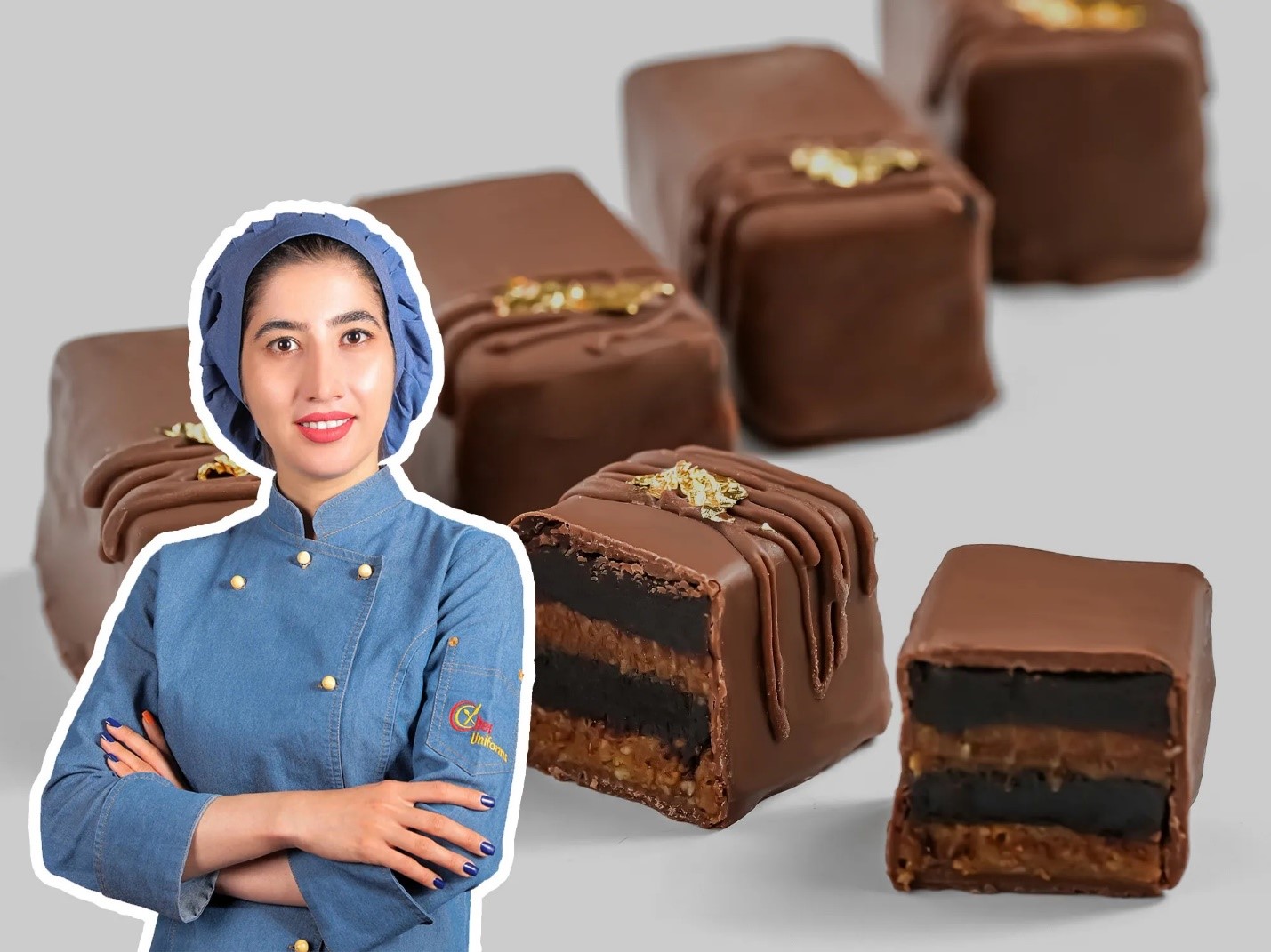 مرحله ی ساخت شکلات دست ساز فرانسوی