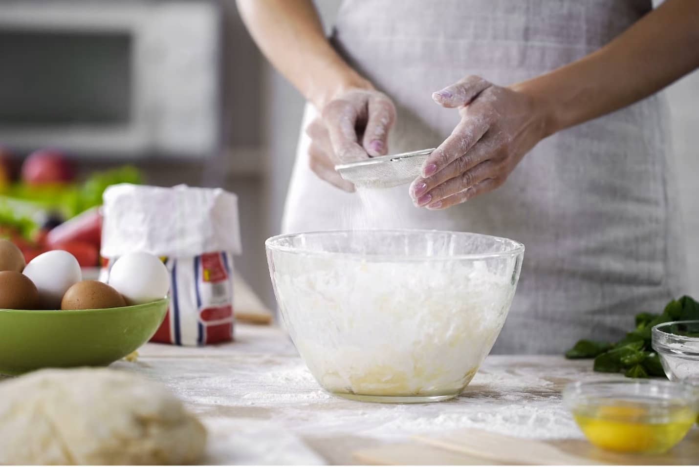 آماده سازی ارد برای کیک وانیلی