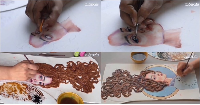 طراحی و نقاشی روی فوندانت