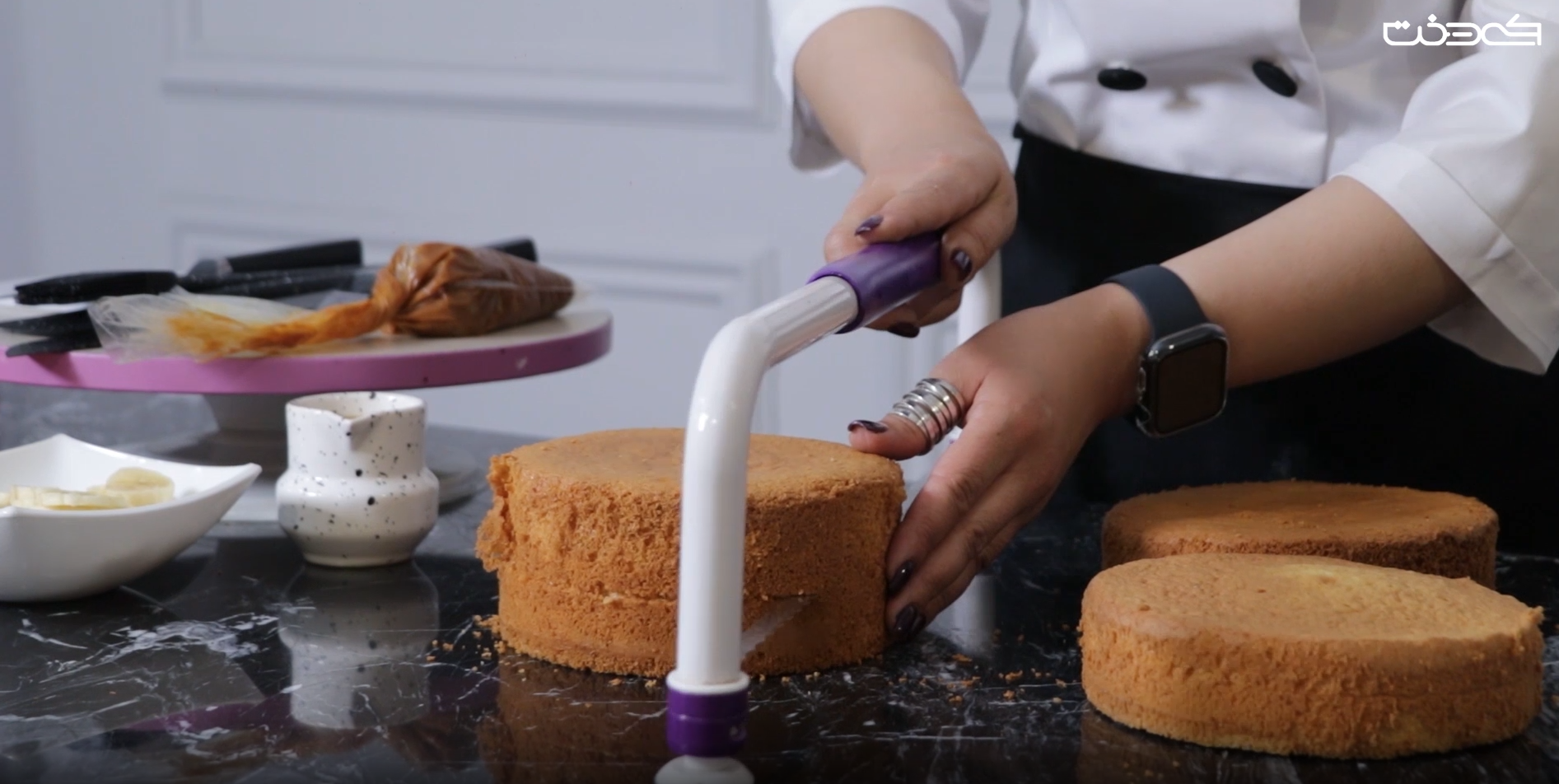 آموزش برش کیک حرفه ای