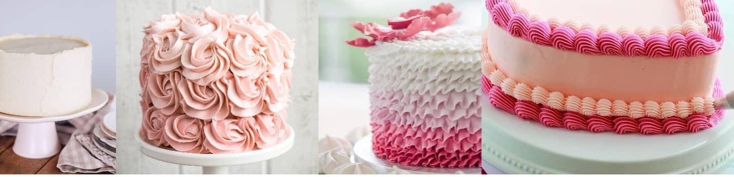 تزیین کیک با خامه 