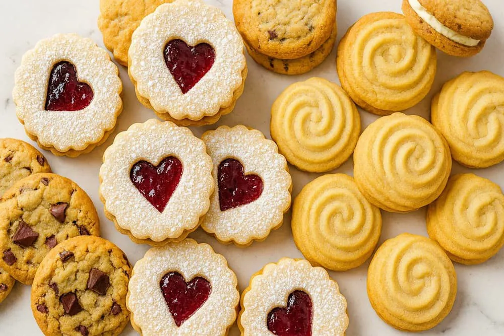 طرز تهیه انواع بیسکویت خانگی