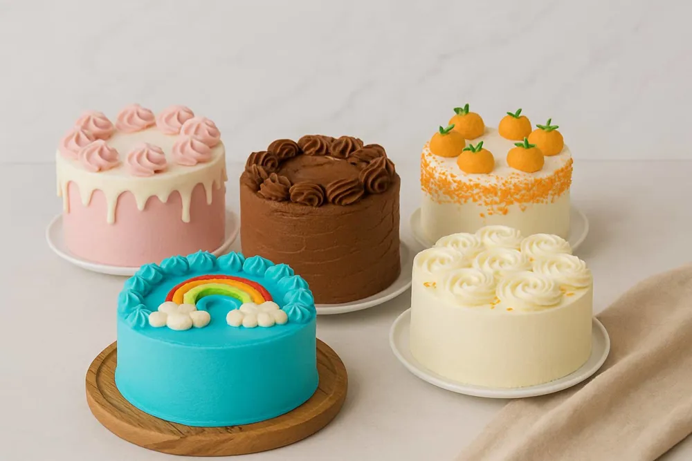 تزیین کیک با انواع خامه در خانه