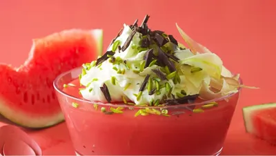 طرز تهیه دسر هندوانه