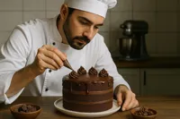 ایده های تزیین کیک شکلاتی